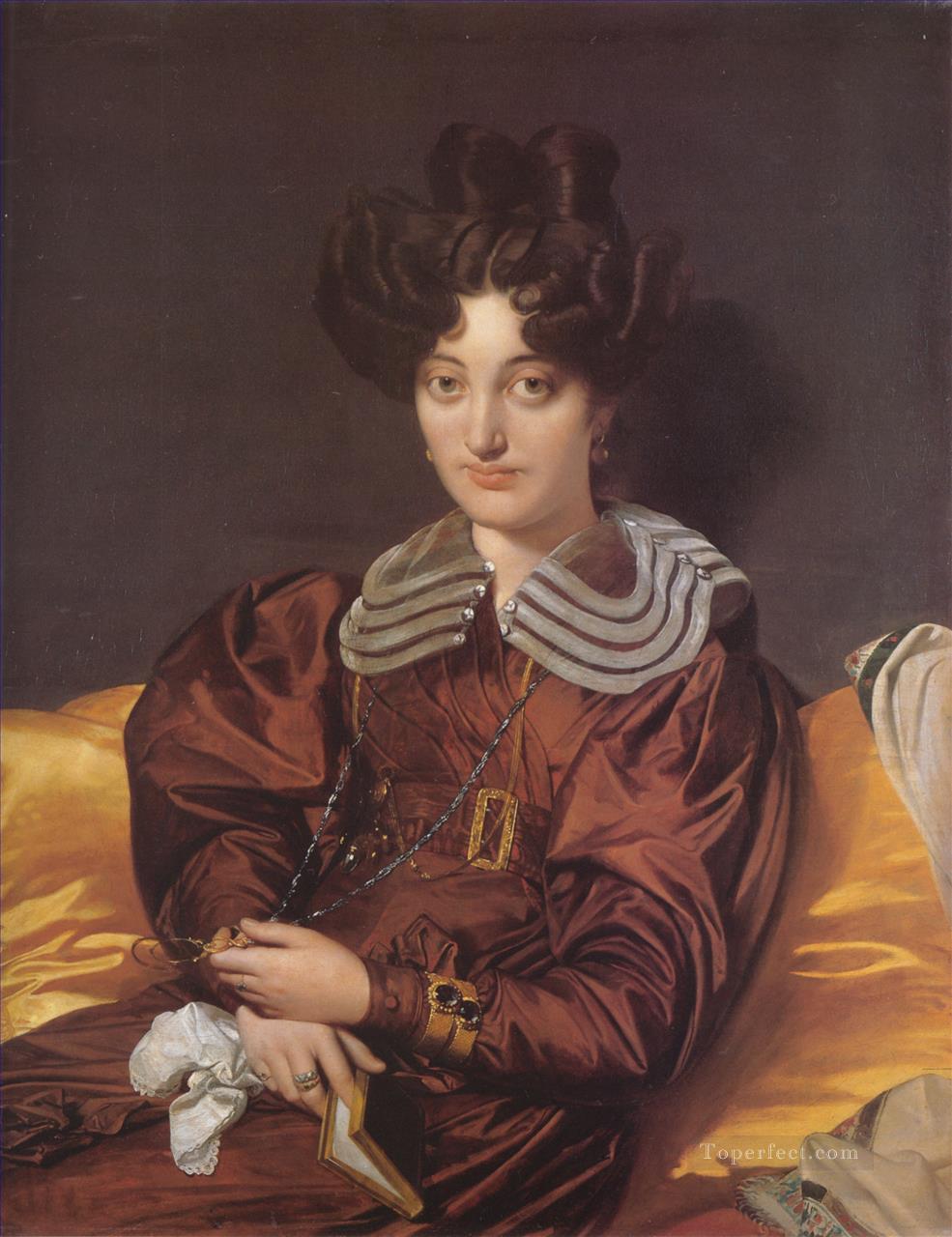 Madame Marie Marcotte Neoclassical Jean Auguste Dominique Ingres Oil Paintings